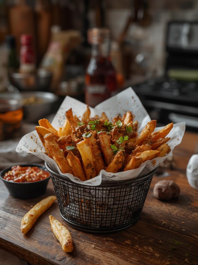 Louisiana Voodoo Fries served