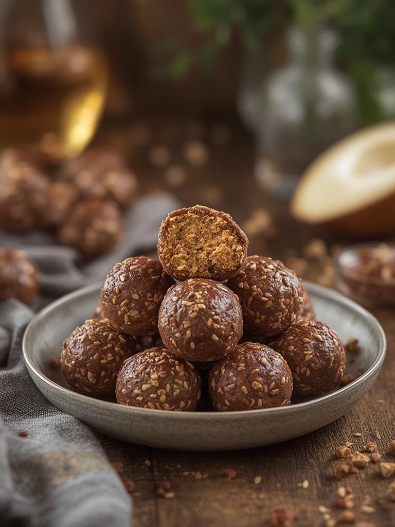 protein balls served