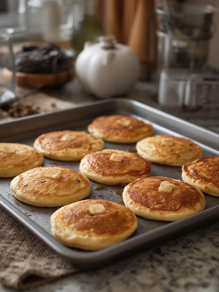 Sheet Pan Pancakes served