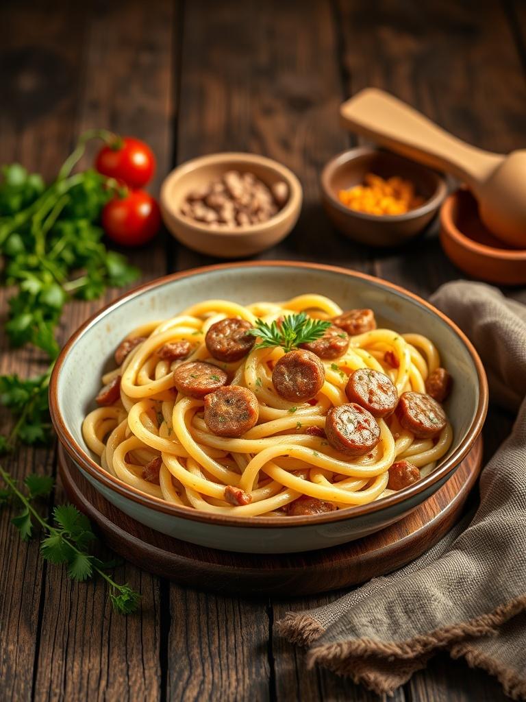 Creamy Sausage Pasta