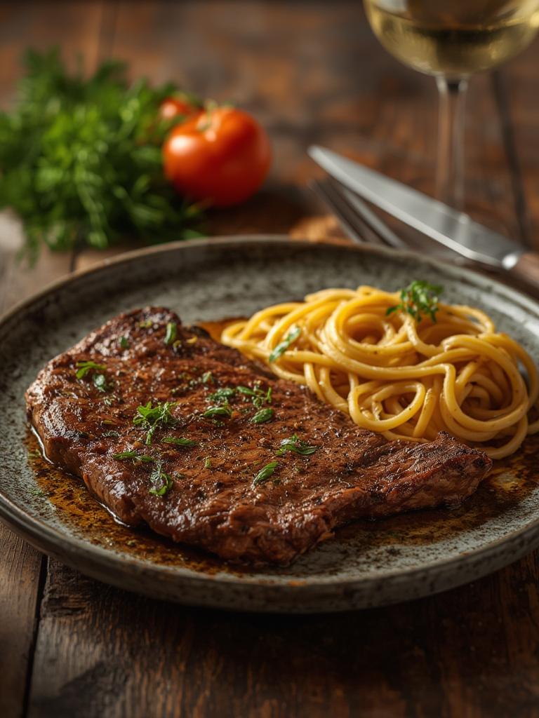 Steak and Pasta