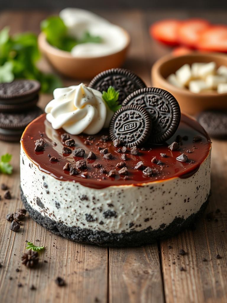 5-Ingredient No-Bake Oreo Cheesecake