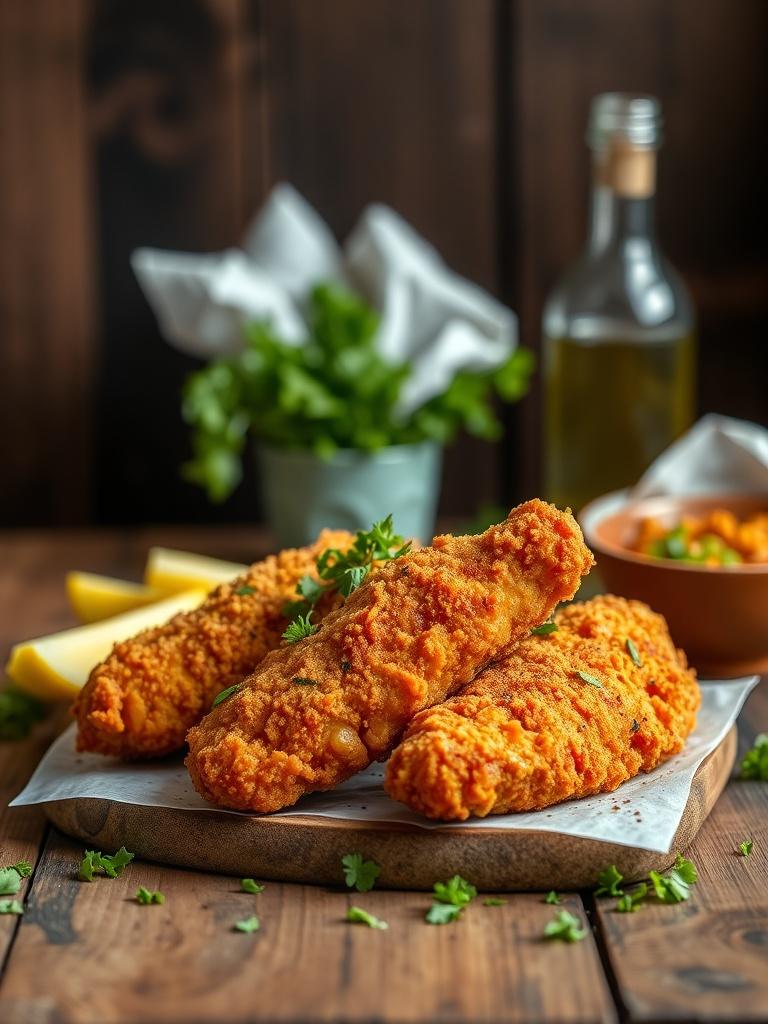 Crispy Oven Baked Chicken Tenders (No Frying)