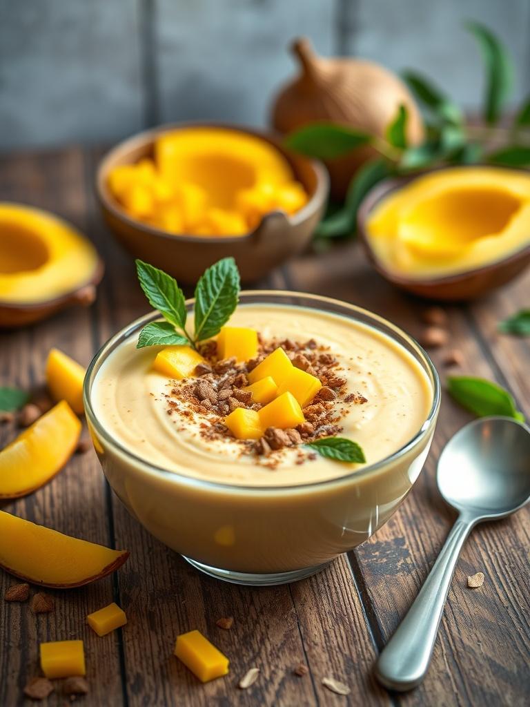 Easy Mango Coconut Smoothie Bowl