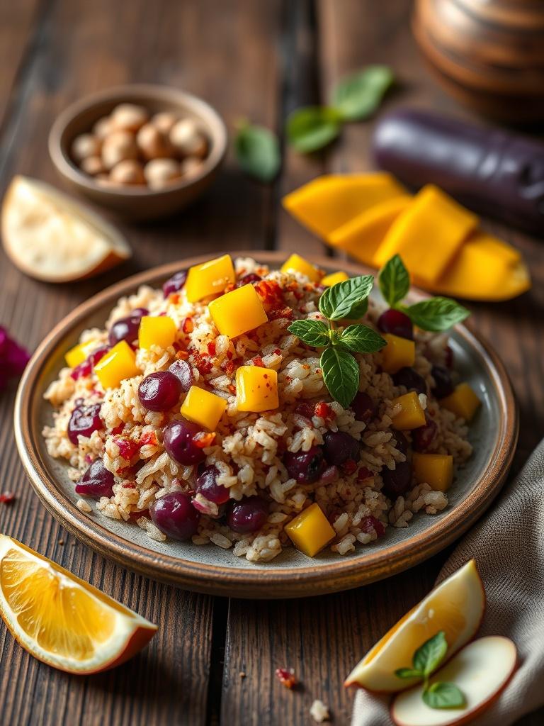 Mango Ube Sticky Rice
