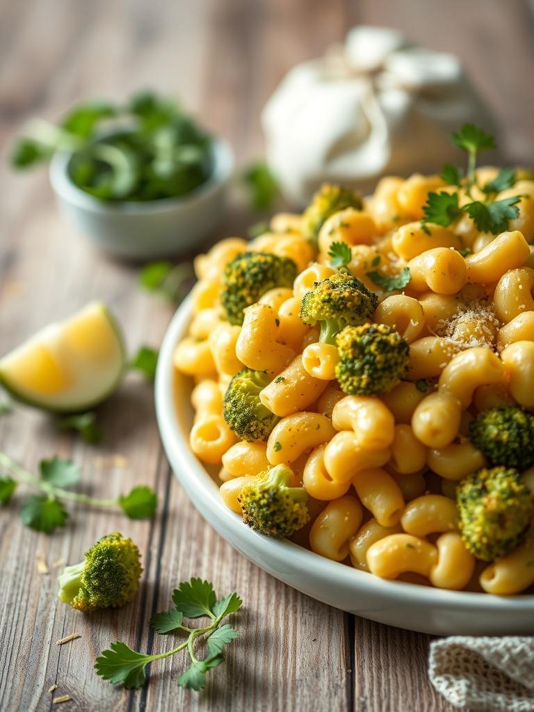 One Pot Healthy Broccoli Mac and Cheese