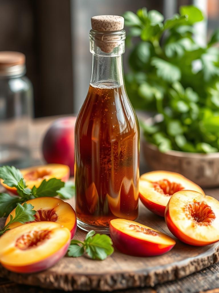 Peach Honey Dijon Balsamic Vinaigrette