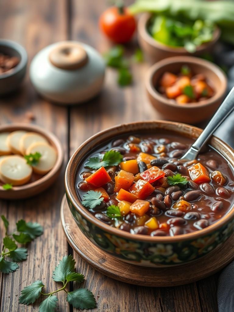 Slow Cooker Black Bean Soup